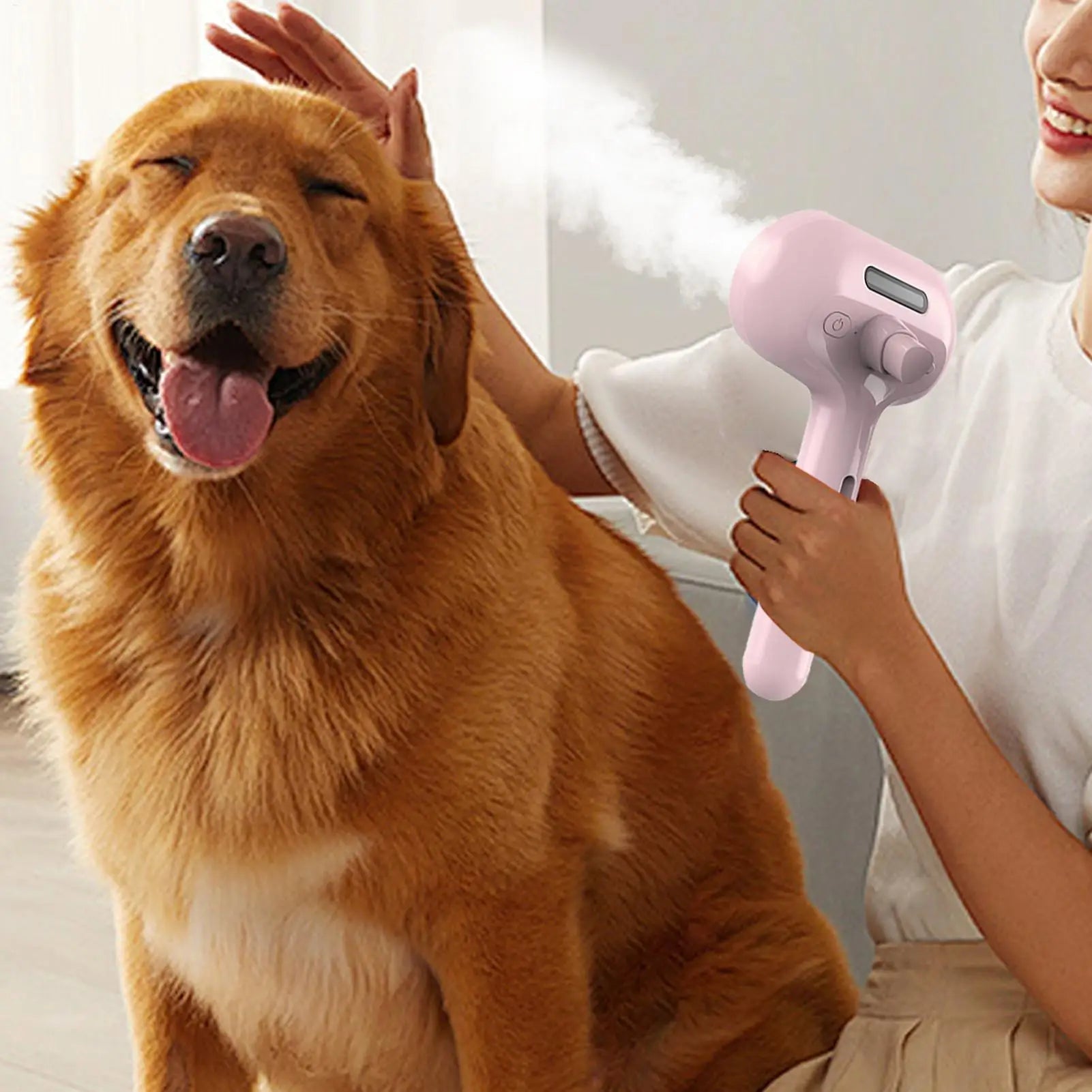 SteamPet Pro Grooming Spray Brush